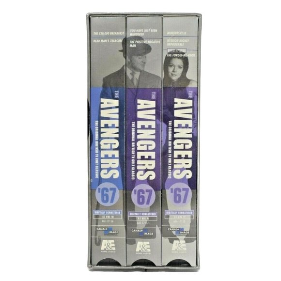 The Avengers The 67 Collection: Set 4 VHS, 1999, 3-Tape Set New - Picture 5 of 7